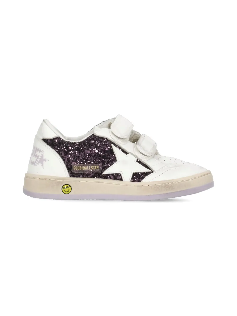 Golden Goose Kids glitter-embellishment sneakers White