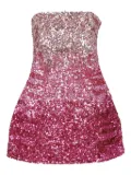 Retrofete ombre sequin mini cocktail dress - Pink