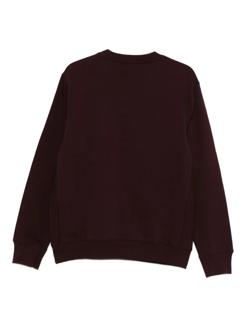 PS Paul Smith logo-embroidered crew-neck sweater Rood