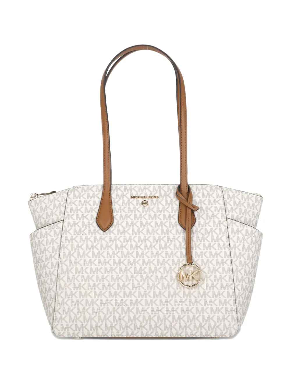 monogram logo-charm shoulder bag