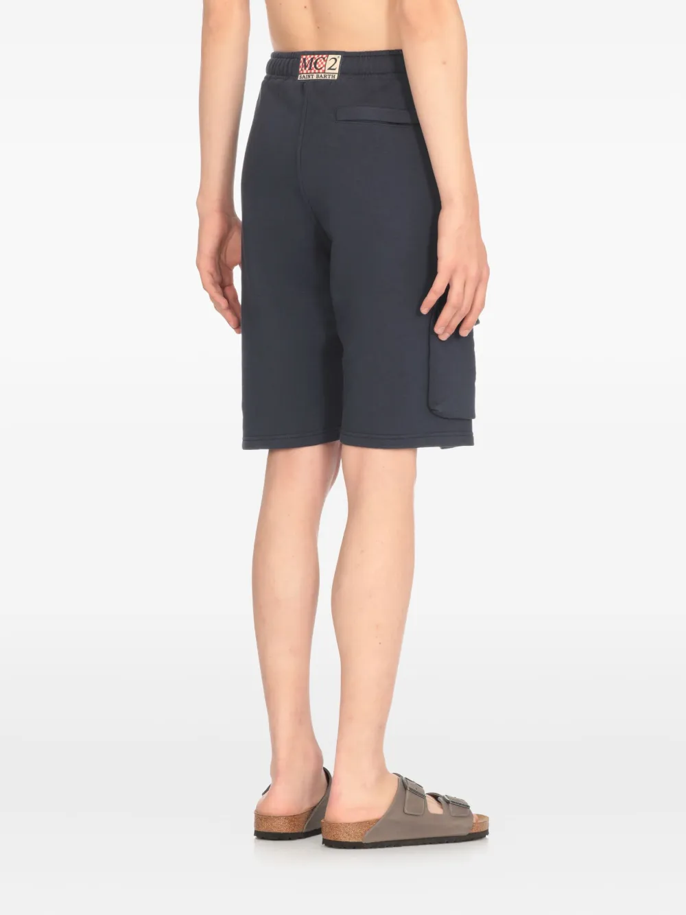 MC2 Saint Barth Cargy cargo shorts met elastische taille Blauw