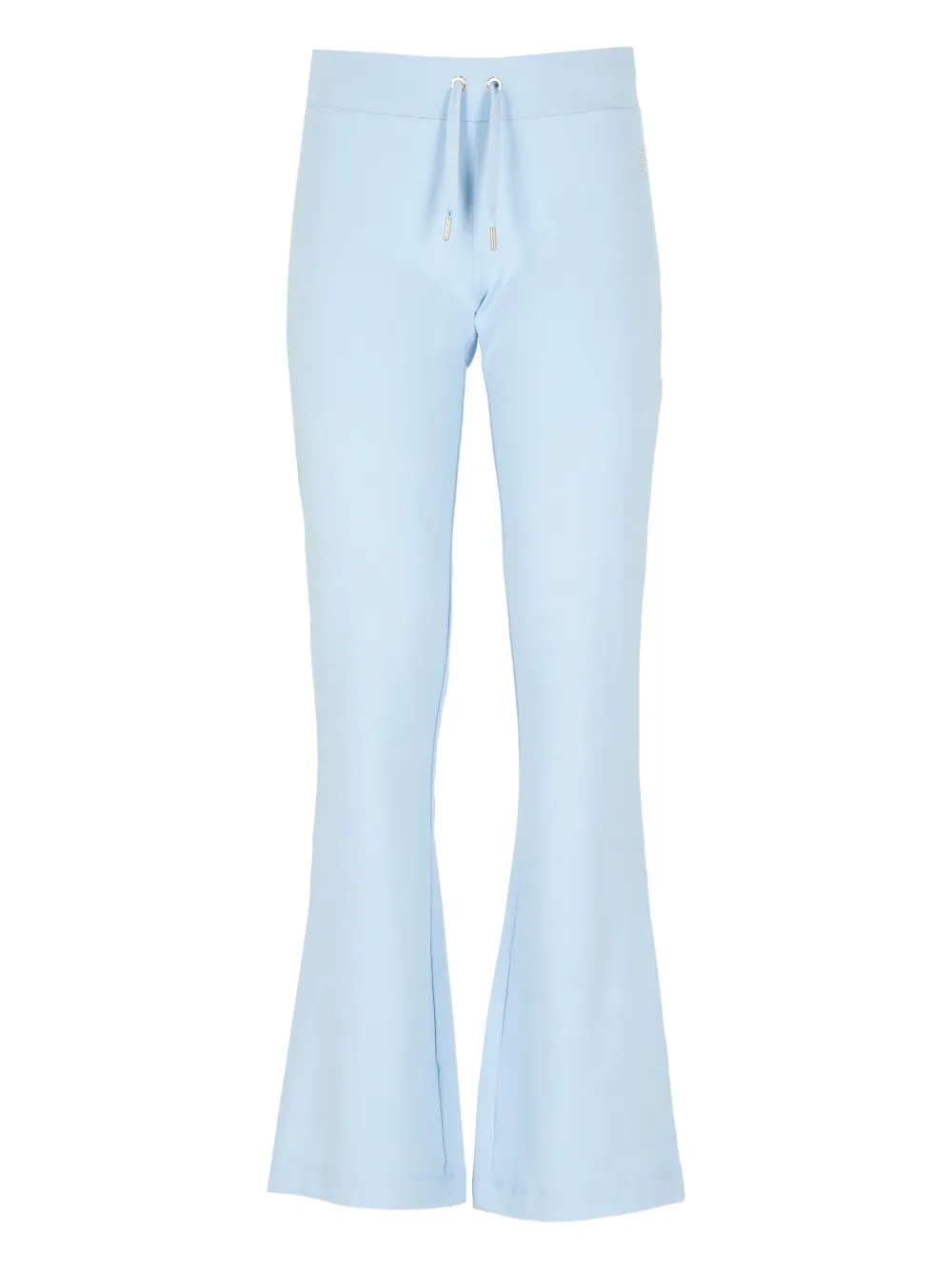 rhinestone-embellished flared trousers
