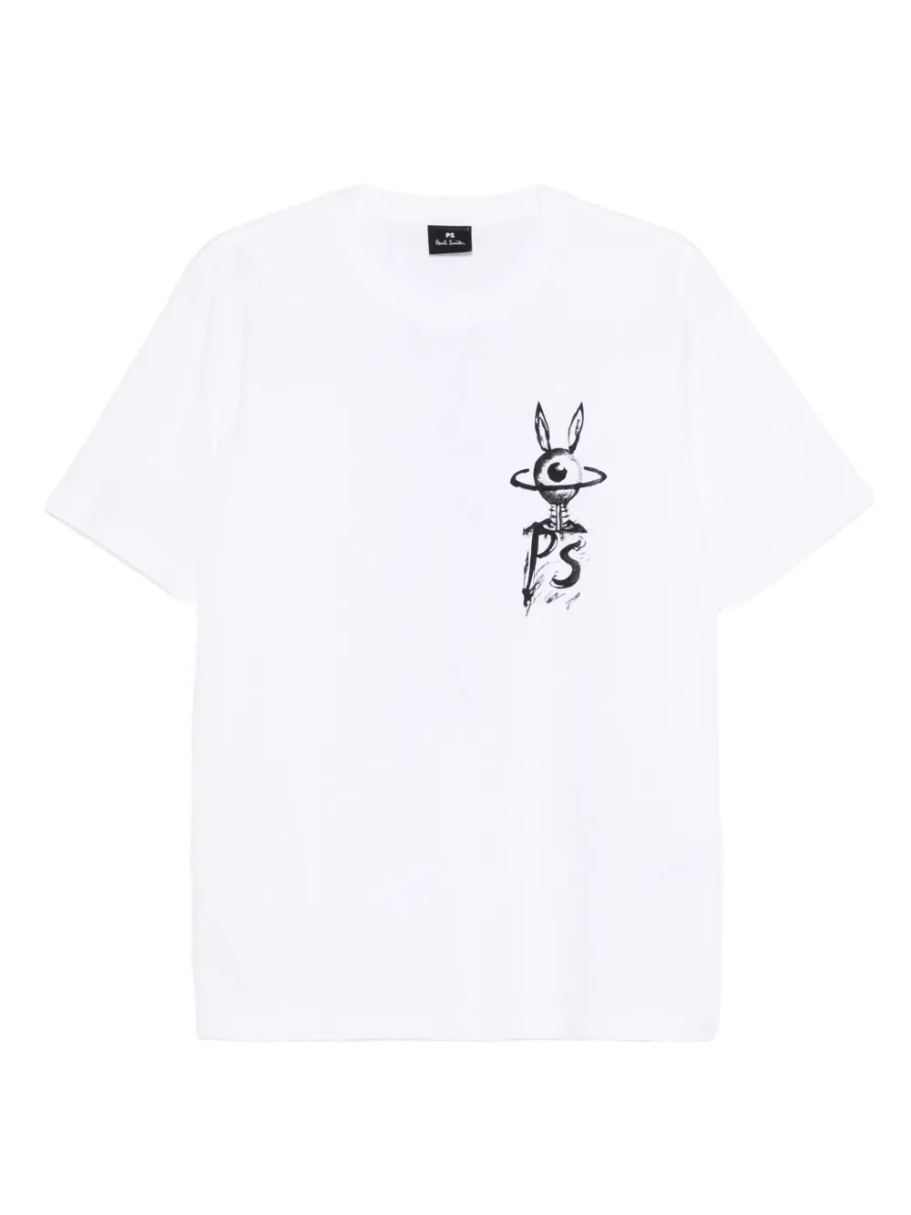 rabbit-print T-shirt
