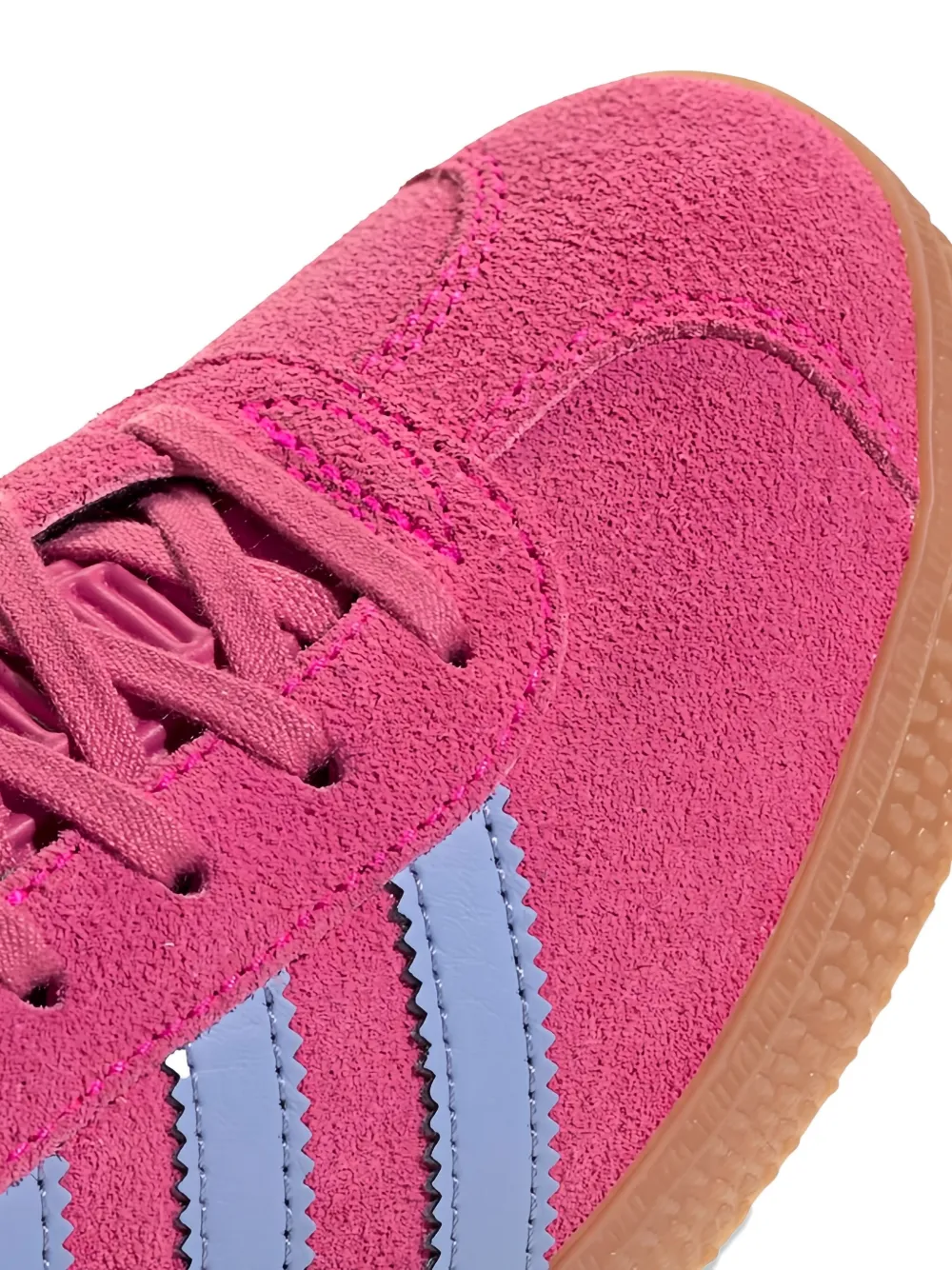 adidas Kids Gazelle suède sneakers met drie strepen Roze