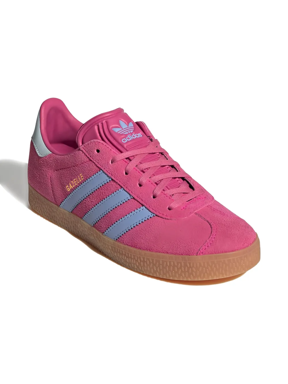 adidas Originals Kids Sneakers Gazelle in pelle scamosciata con tre strisce - Rosa