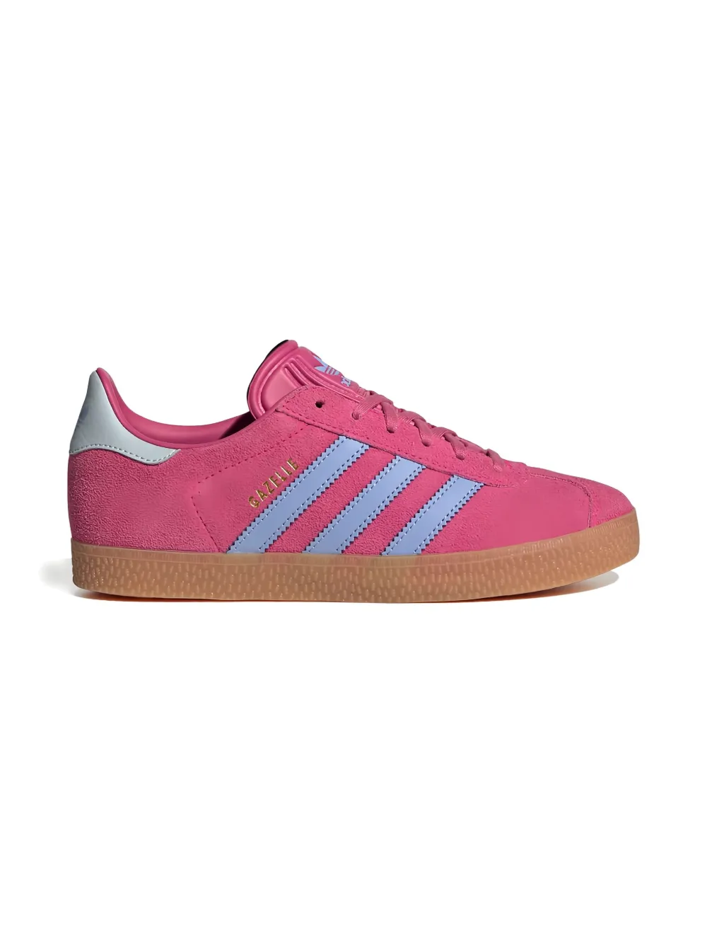 adidas Kids Gazelle suède sneakers met drie strepen Roze
