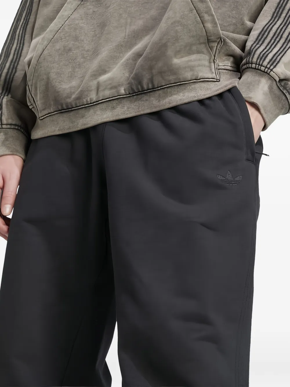 adidas Broek met geborduurd logo Zwart