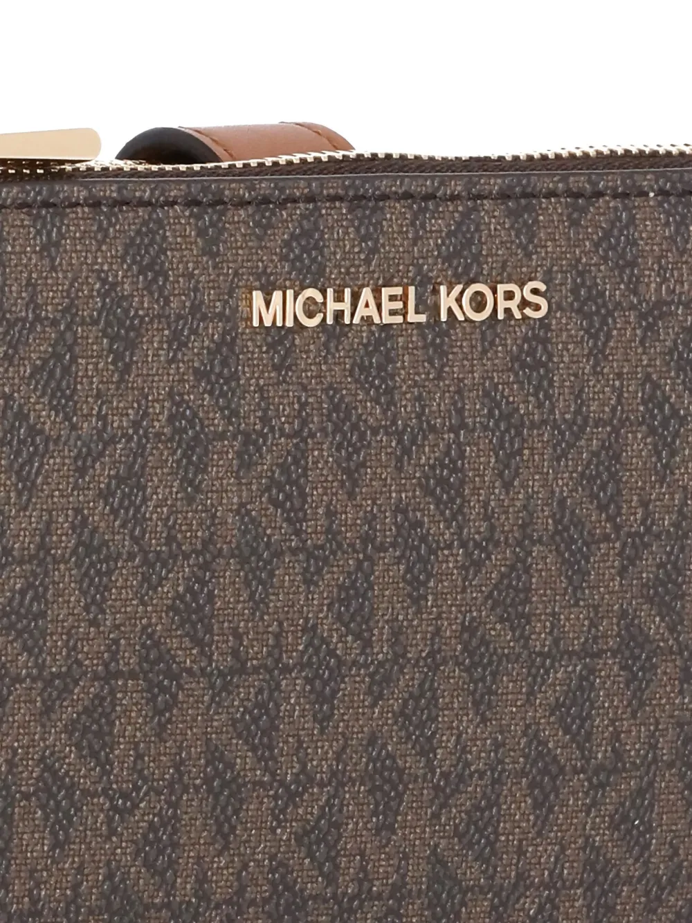 Michael Kors monogram zip-around wallet Bruin