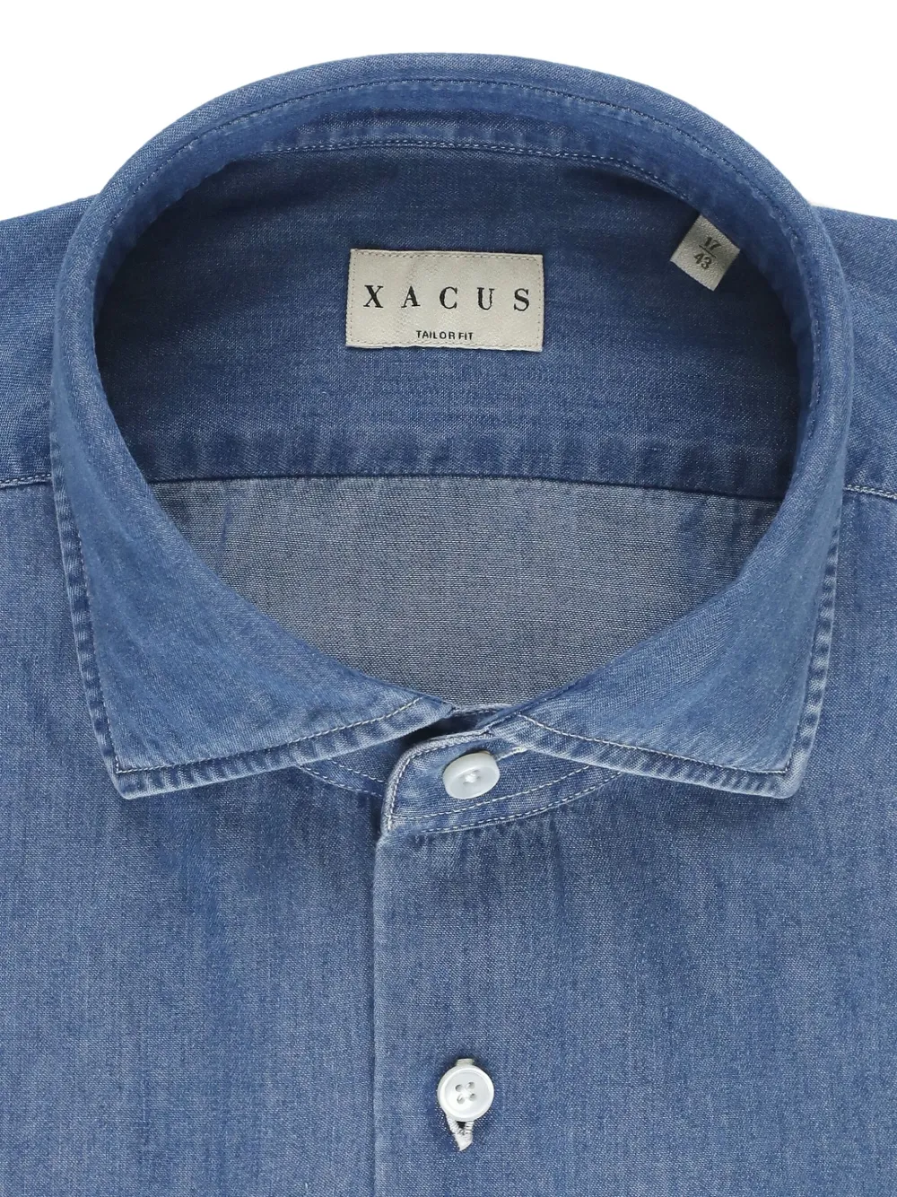 Xacus denim shirt - Blauw