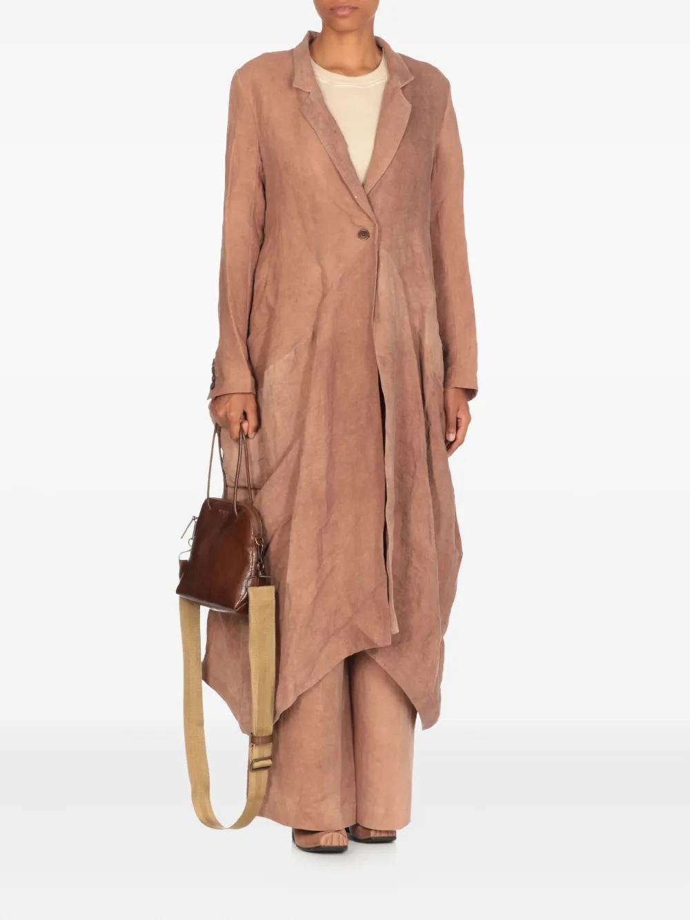 Uma Wang pleated-front trousers - Bruin