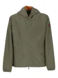 Save The Duck logo-patch jacket - Green