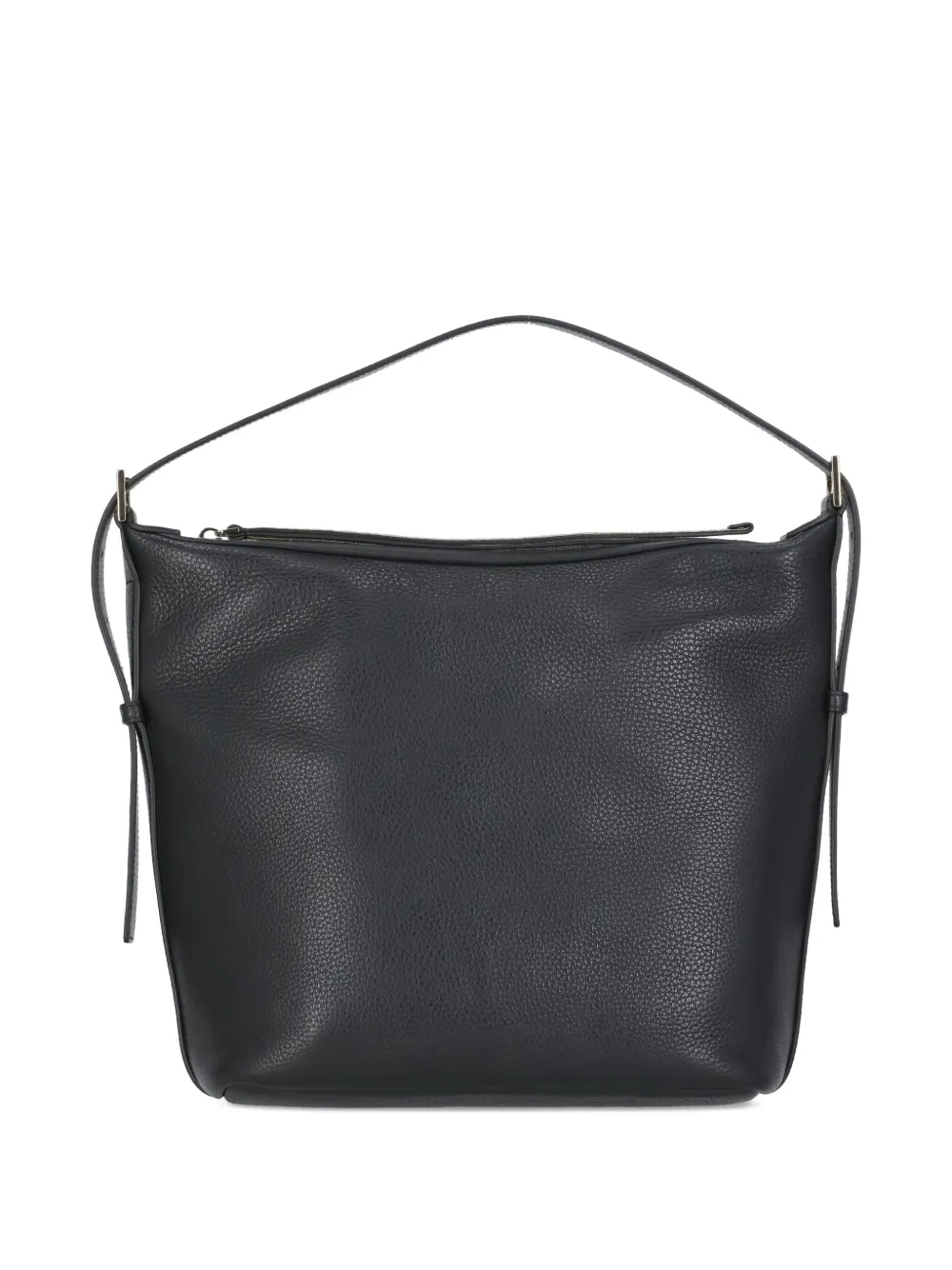 Fabiana Filippi Shopper van bewerkt leer Zwart