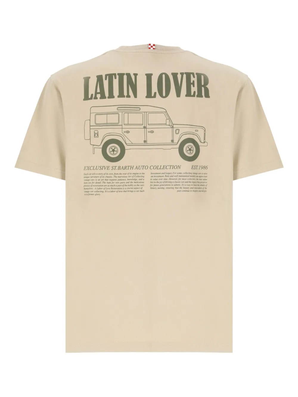 MC2 Saint Barth Latin Lover print crew-neck T-shirt - Beige