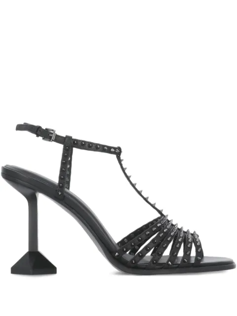 Ash 110mm studded ankle-strap pumps