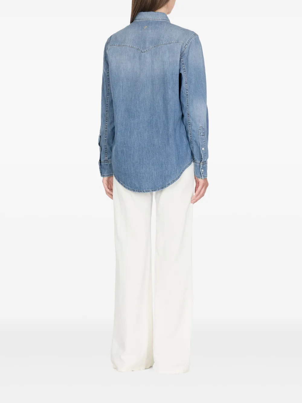 DONDUP Spijkershirt met klepzak Blauw