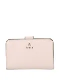 Furla snap-fastening pebbled leather wallet - Pink