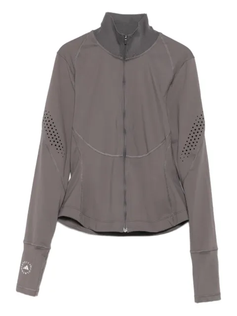adidas by Stella McCartney chamarra con cierre y cortes a láser