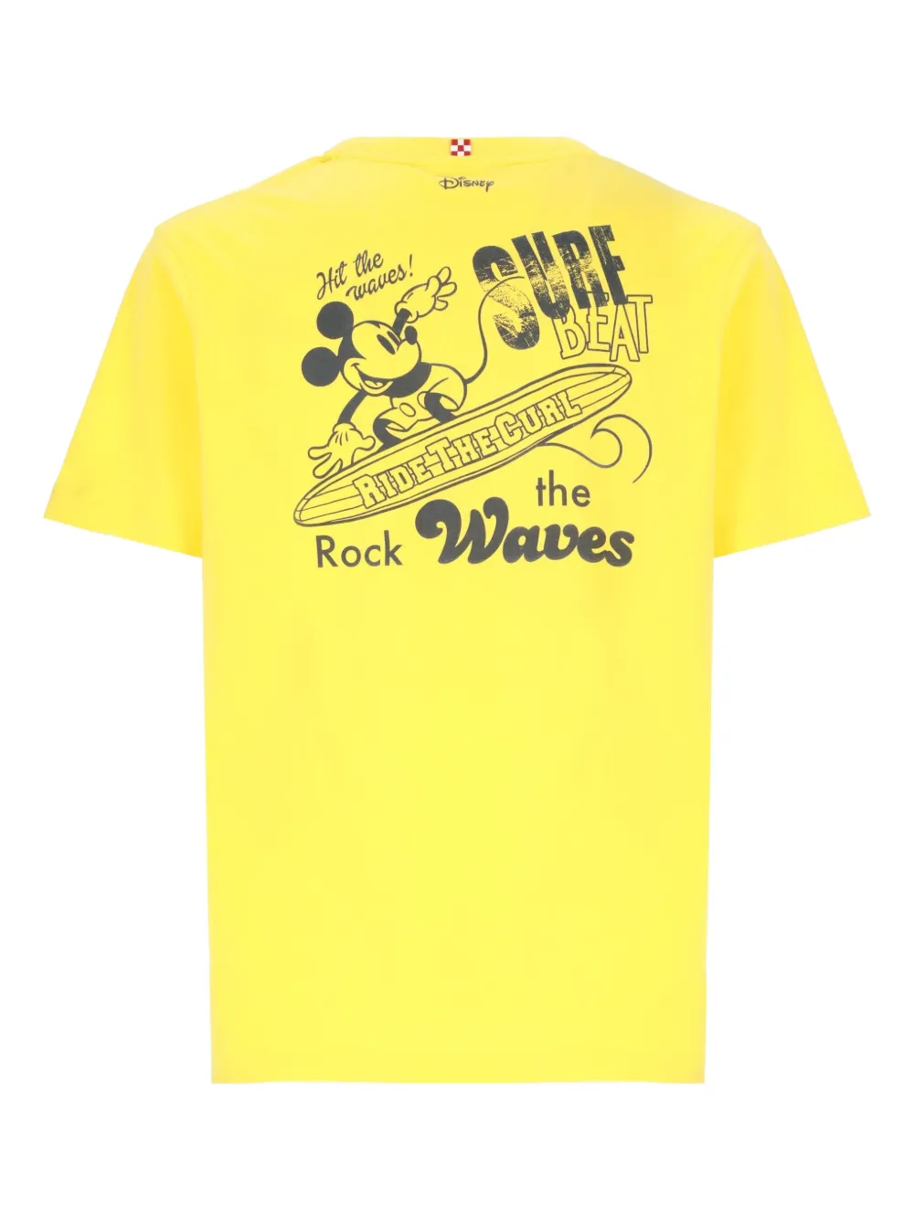 MC2 Saint Barth Mickey Mouse Surf Team printed T-shirt - Geel