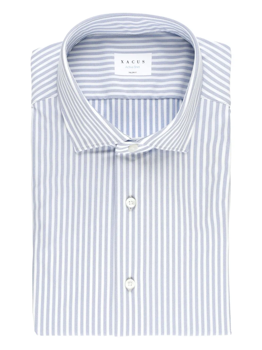 striped button-down shirt