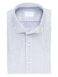 Xacus striped button-down shirt - Blue