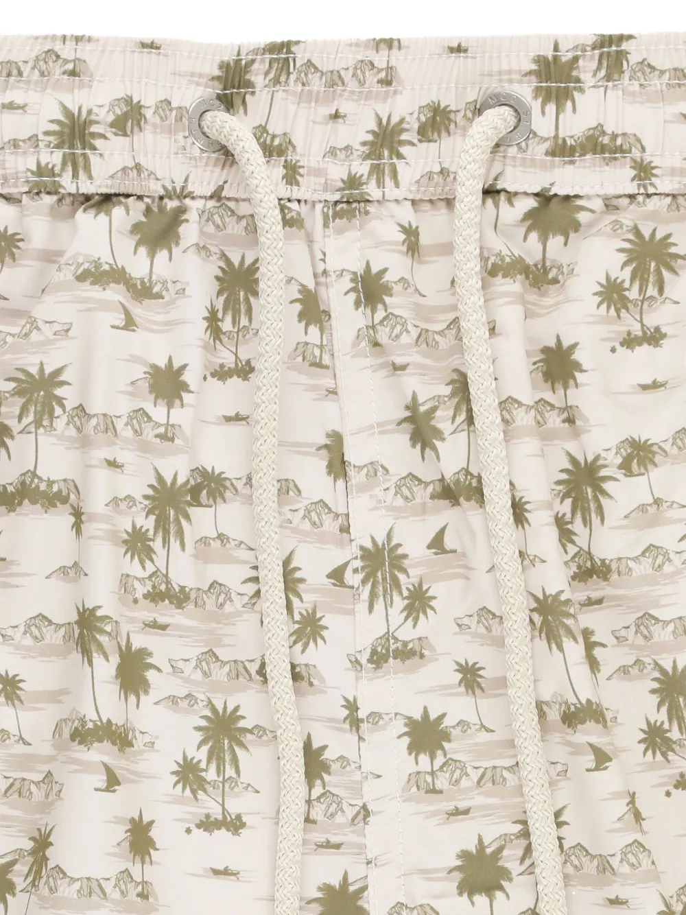 MC2 Saint Barth Zwembroek met print Beige