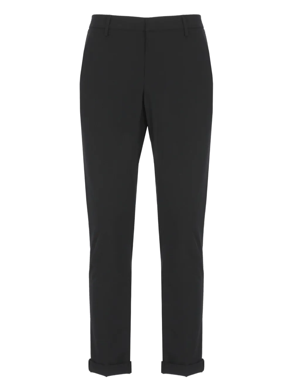 button-fastening cuffed trousers