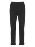 DONDUP button-fastening cuffed trousers - Black