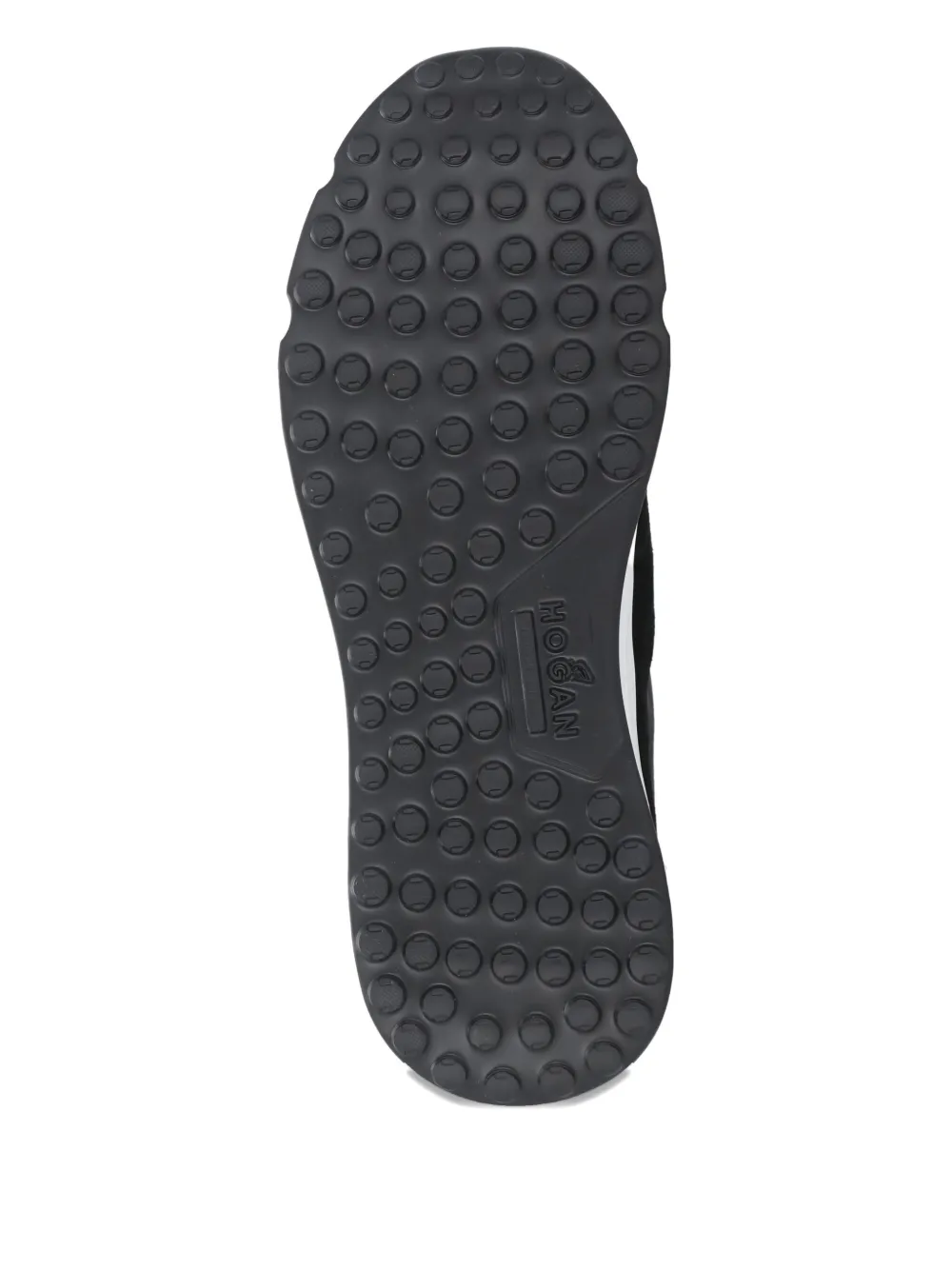 Hogan leather suede sneakers Black