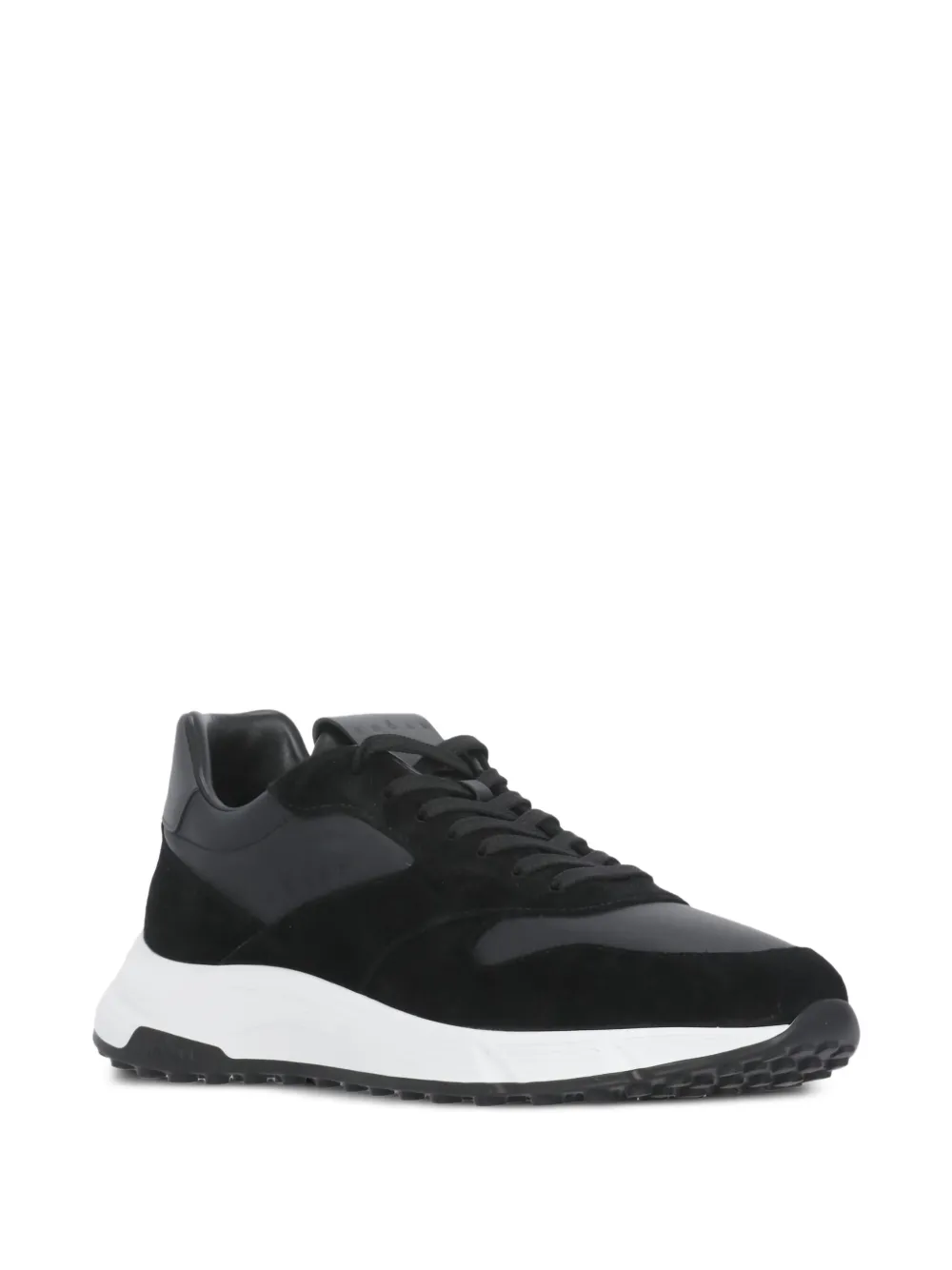Hogan leather suede sneakers Black