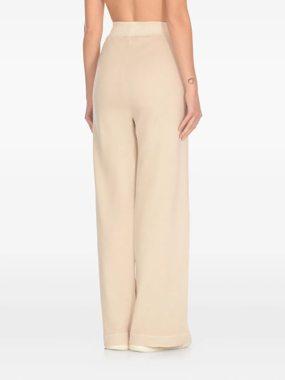 Woolrich Broek met geborduurd logo en elastische taille Beige