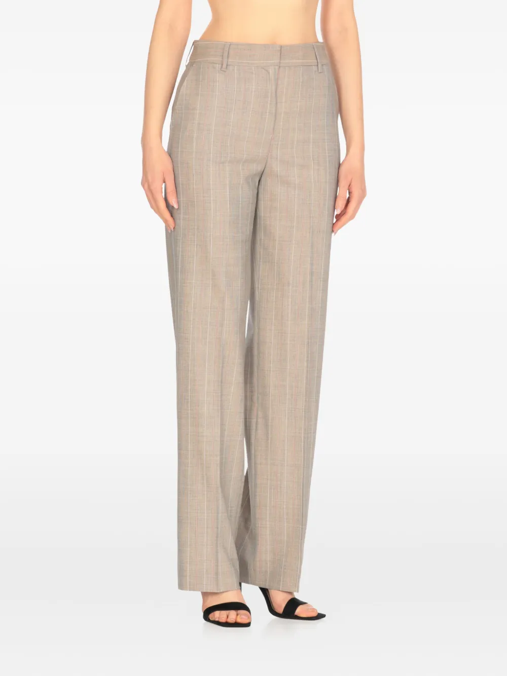 PT Torino striped-pattern trousers - Beige