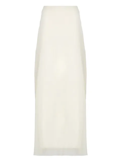 Peserico flared satin skirt