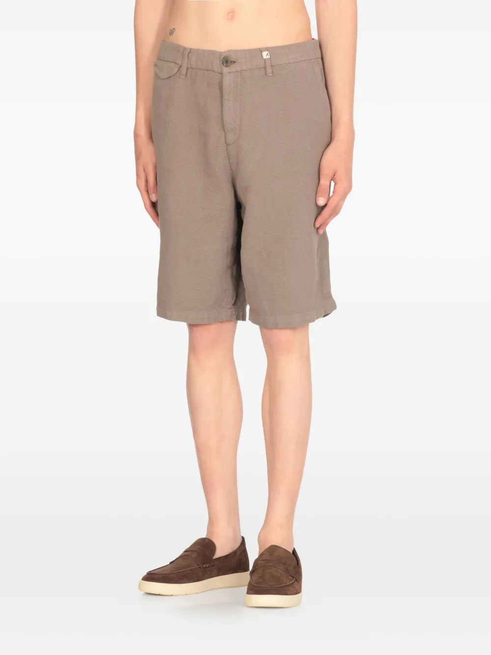 Myths button-fastening bermuda shorts - Bruin