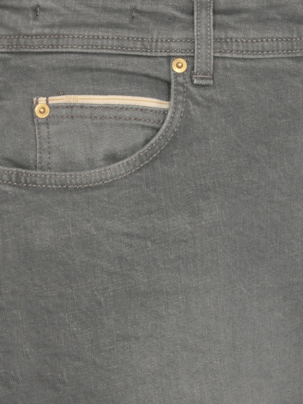 Briglia 1949 Broek met vijf zakken en rits Grijs