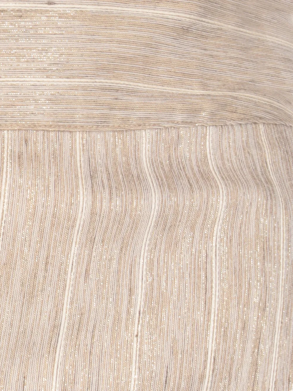 D.Exterior Gestreepte straight broek Goud
