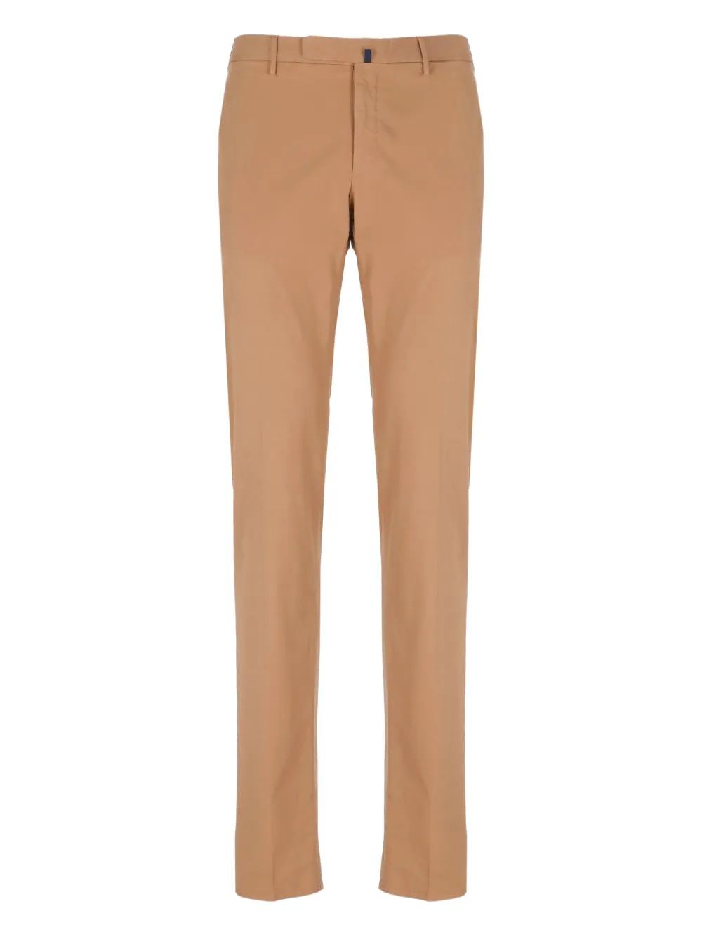 welt-pocket cotton trousers