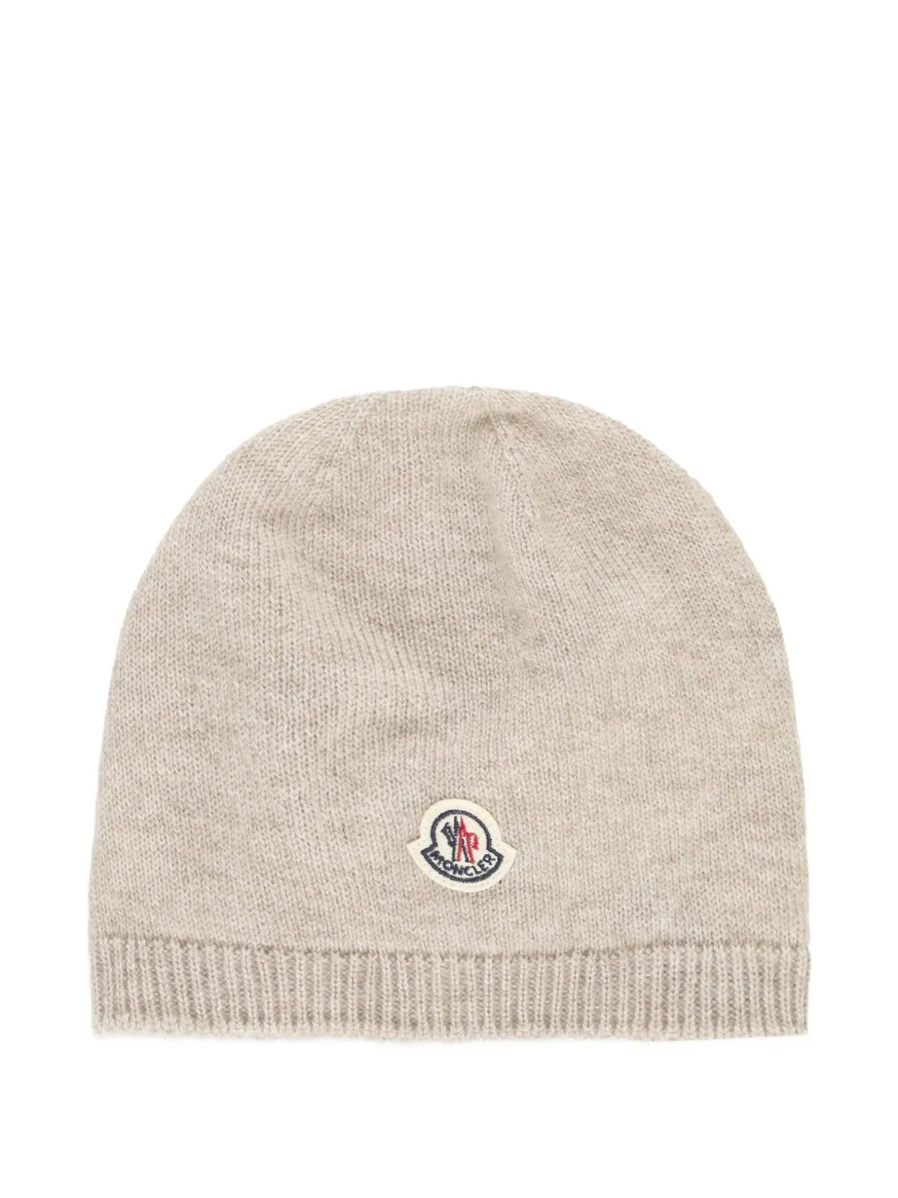 Moncler Enfant Muts met logopatch Grijs