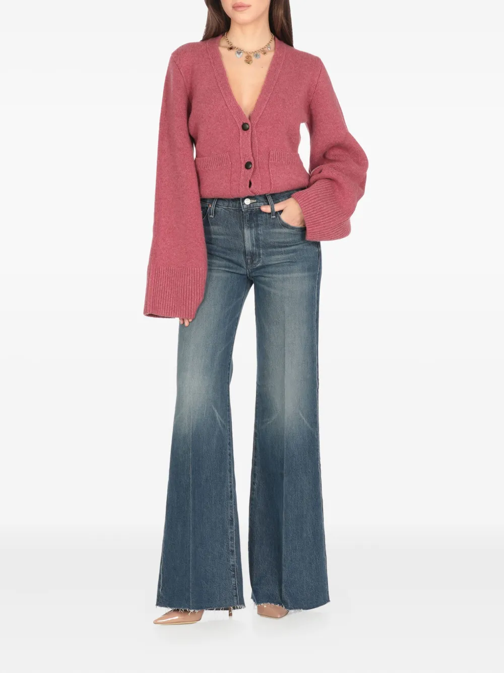 MOTHER frayed jeans - Blauw