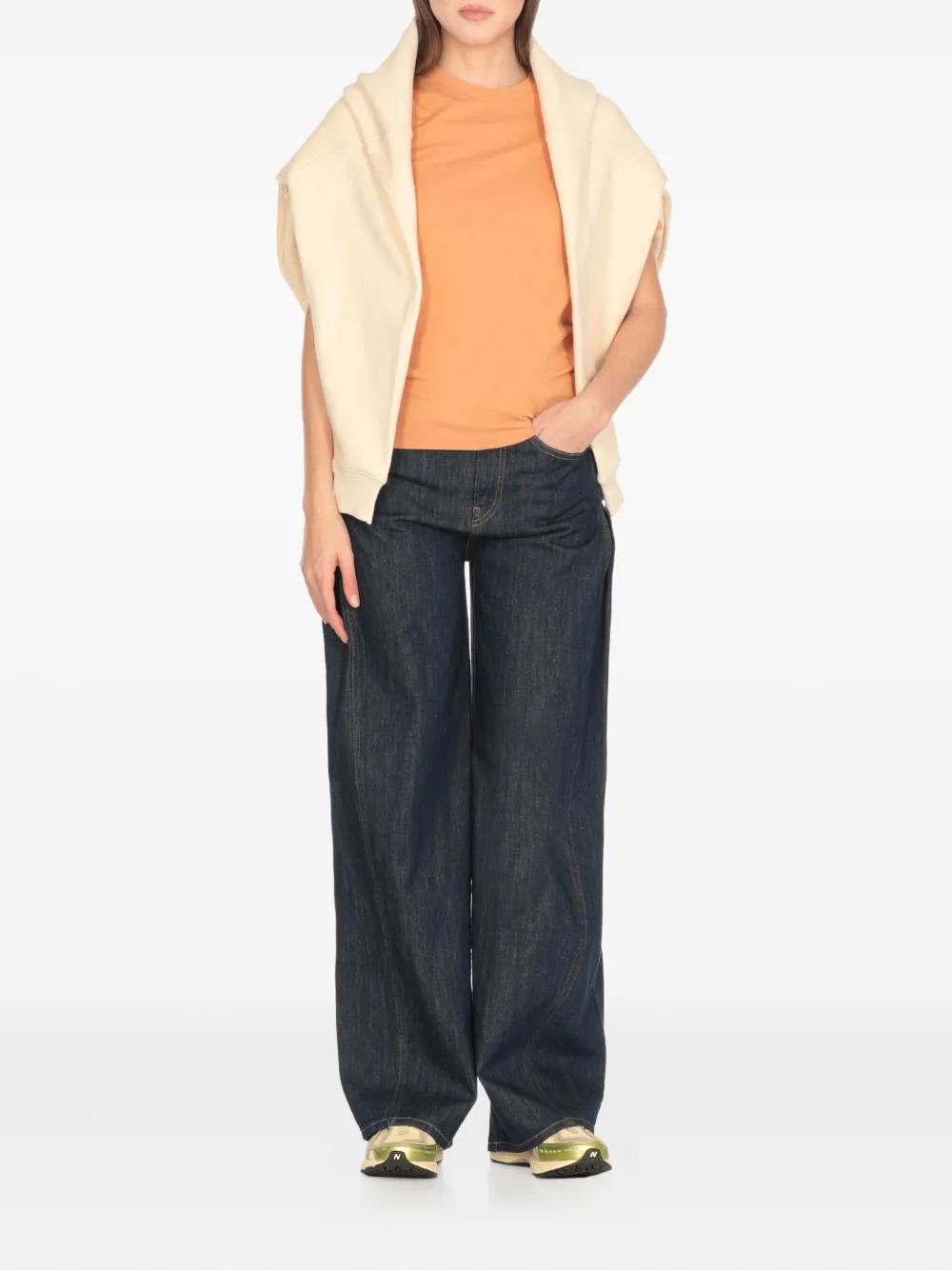 DONDUP logo-patch jeans - Blauw