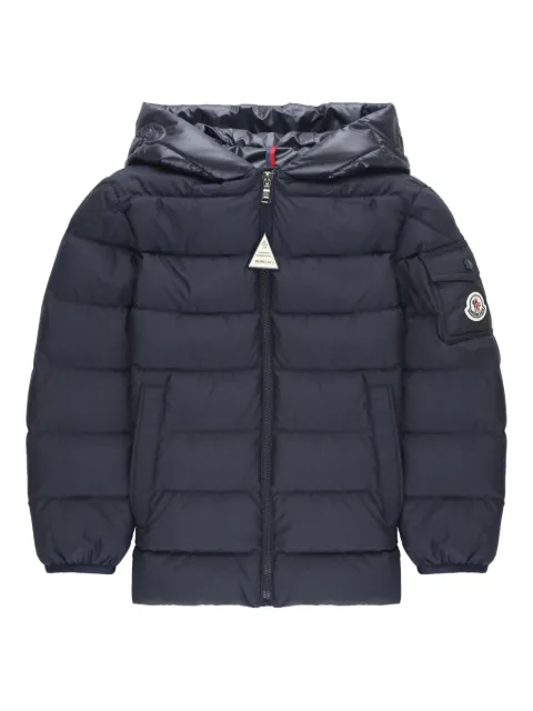 Moncler Enfant quilted hooded jacket