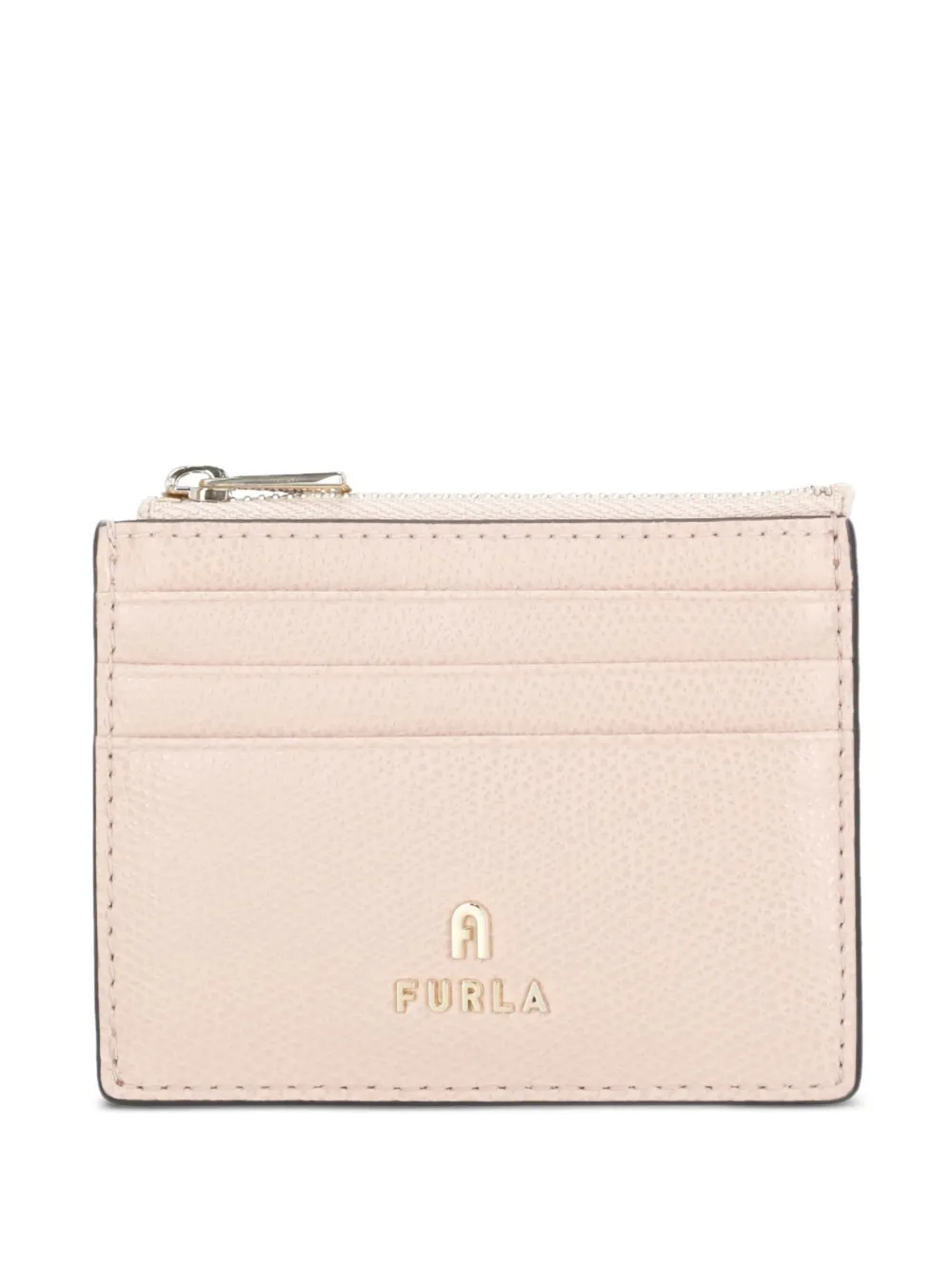 zip-fastening logo card holder
