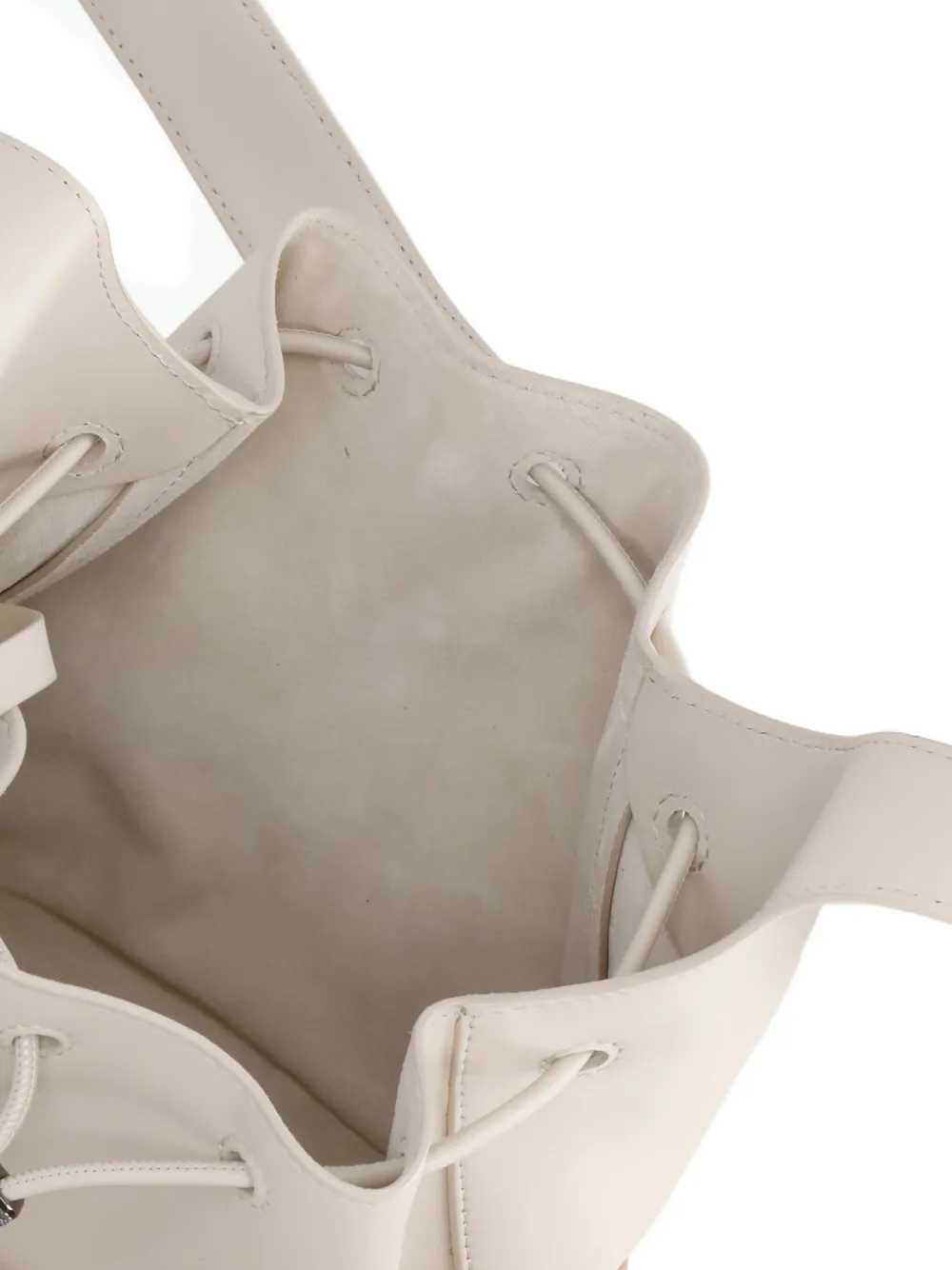 Brunello Cucinelli Mellow bucket-tas met trekkoord Beige