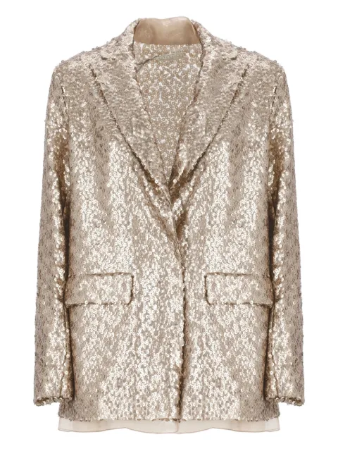 Antonelli peak-lapel sequin blazer