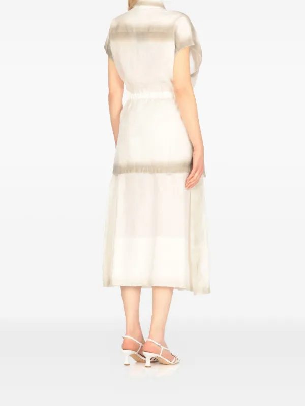 Fabiana Filippi drawstring-waist Linen Shirt | Neutrals