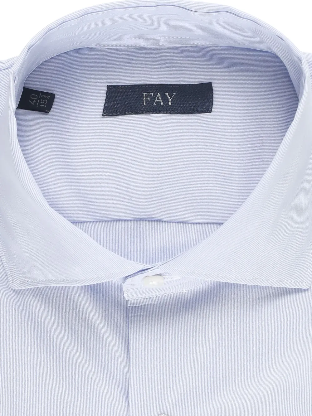 Fay Gestreept overhemd Blauw