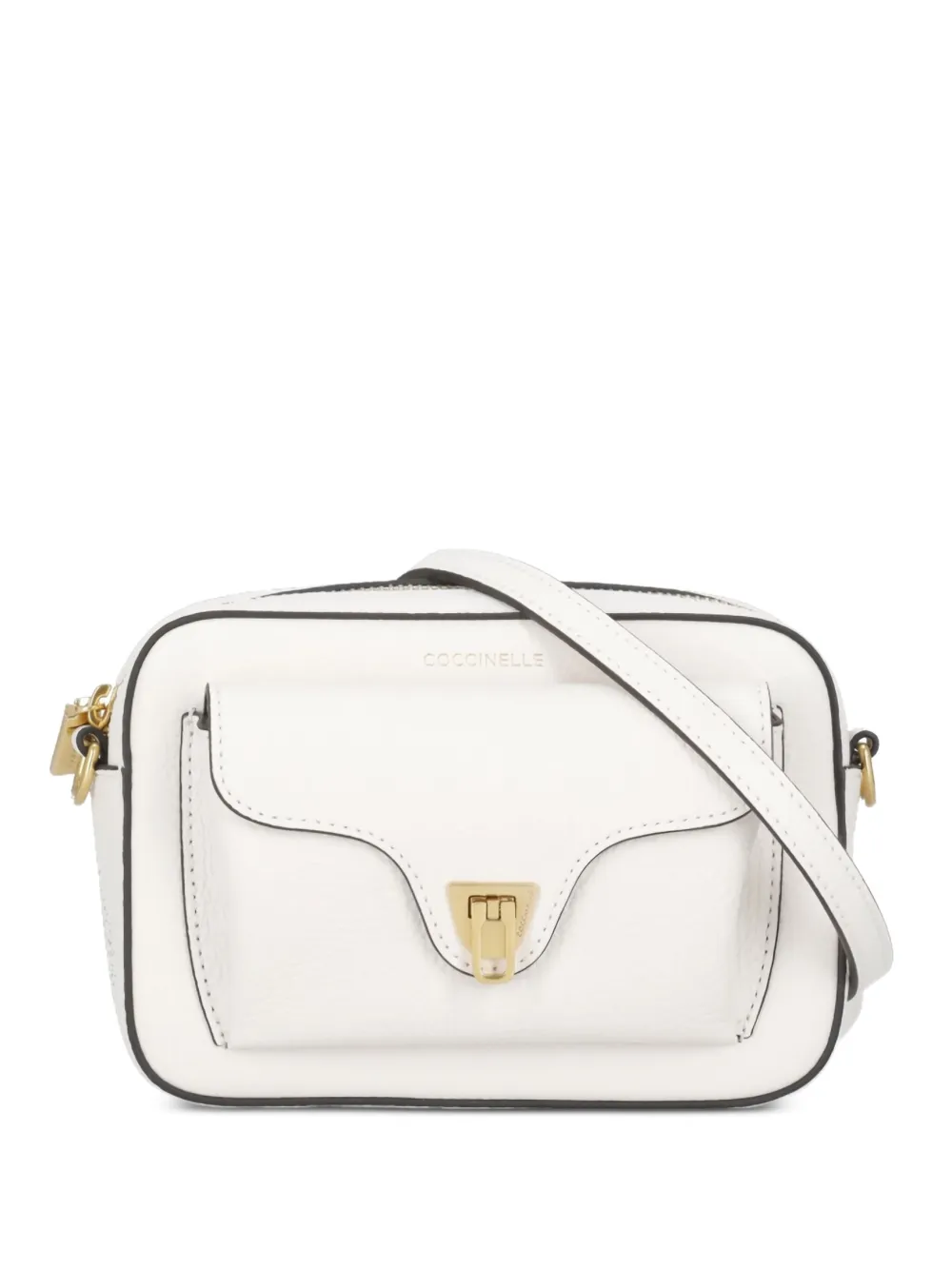 Coccinelle Borsa a tracolla Beat Soft mini - Bianco