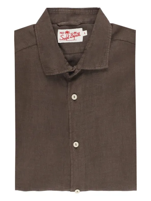 MC2 Saint Barth Pamplona long-sleeve linen shirt