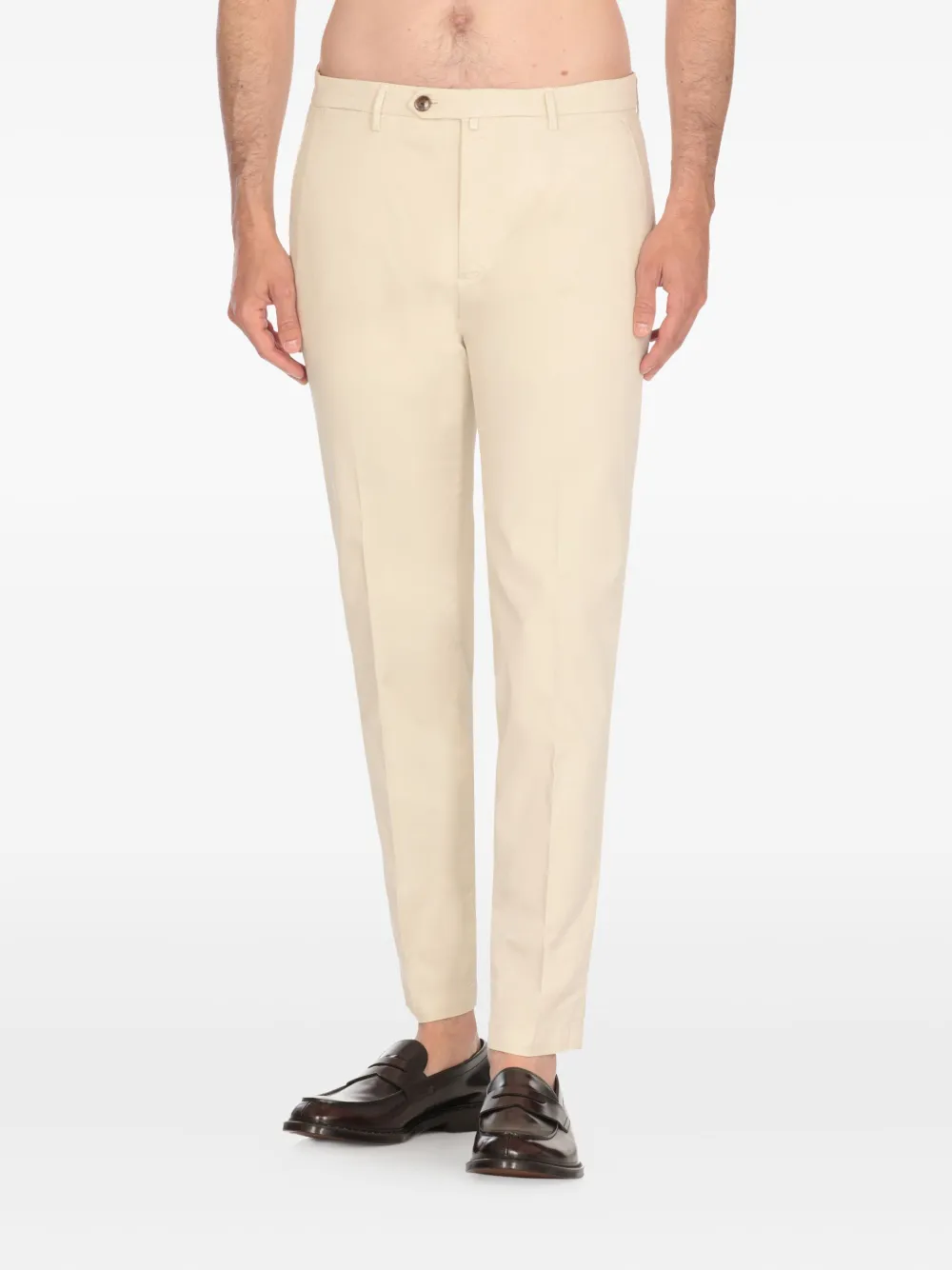 Briglia 1949 slit-pocket cotton trousers - Beige