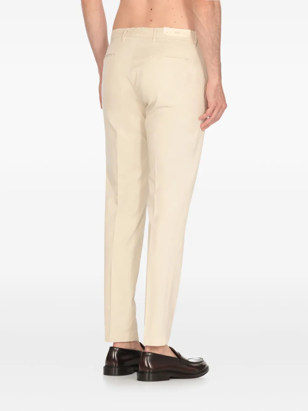 Briglia 1949 Katoenen broek met steekzak Beige