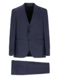 Caruso striped-pattern suit - Blue